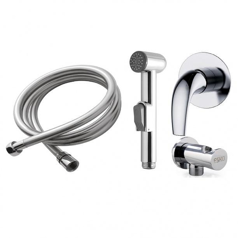 Гигиенический душ со смесителем ESKO SHS4in1 Хром